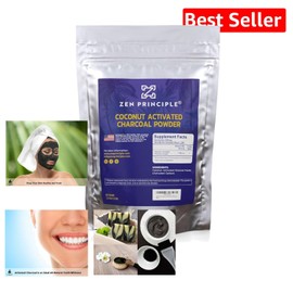 Large 2.5 lb Activated Charcoal Powder - Detoxify, Whiten Teeth & Support Health