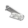Chrome Plated Steel Right Hand Horizontal Pivot Bracket with Horizontal