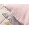 DDintex French Melange Pink Cushion Cover 45x45cm [Lithuanian Linen]