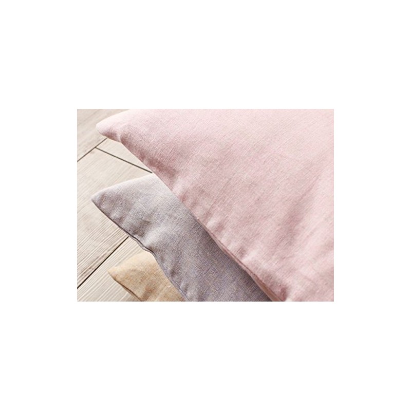 DDintex French Melange Pink Cushion Cover 45x45cm [Lithuanian Linen]