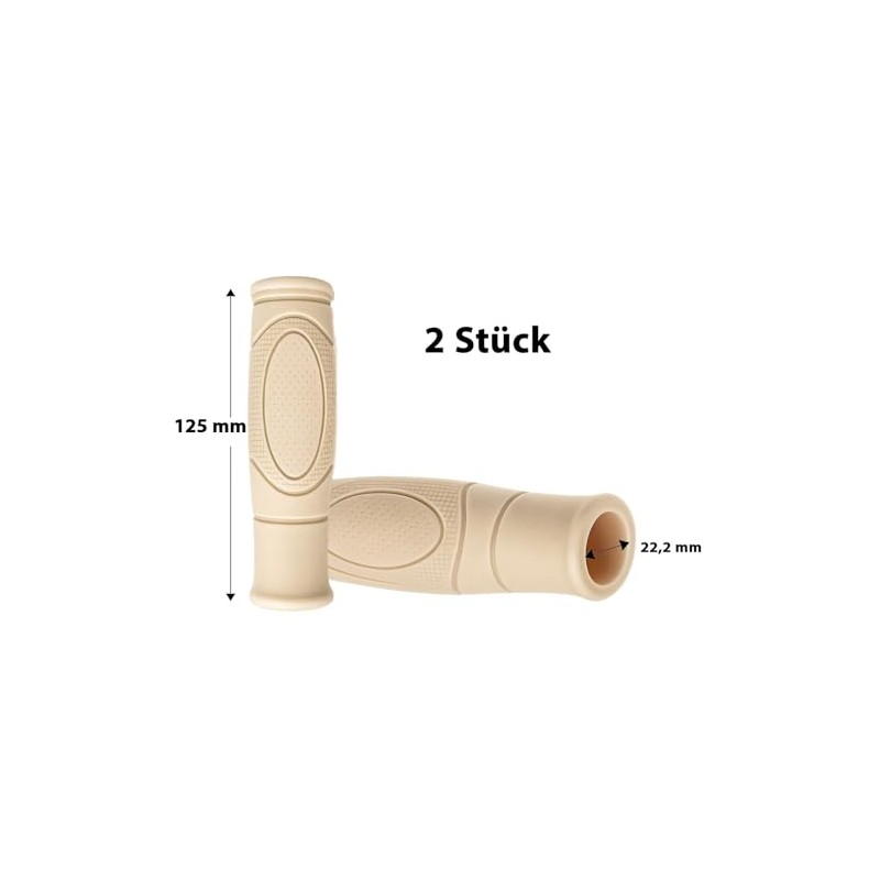 1 Pair of Bicycle Handlebar Grips 125 mm Long Ergonomic