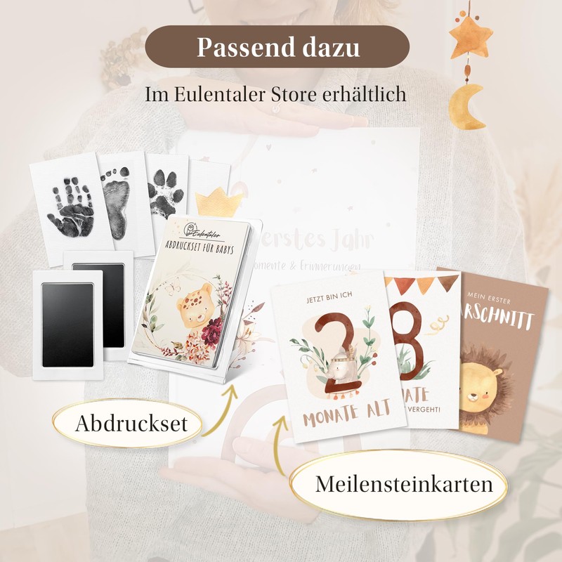 EULENTALER® The Baby Diary (Boho), Creatively & Thoughtfully Designed by