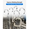 5 Pcs 2" 2.5" 3" 3.5" 4" Exhaust Clamp Stainless