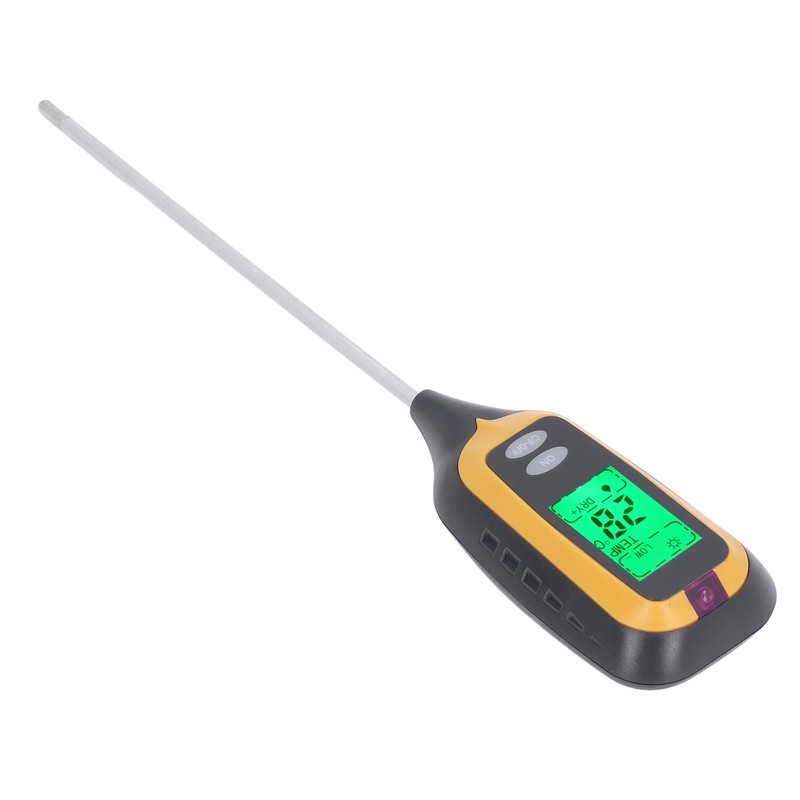 Soil Moisture Meter 4 in 1 Digital Backlight Plant Temperature