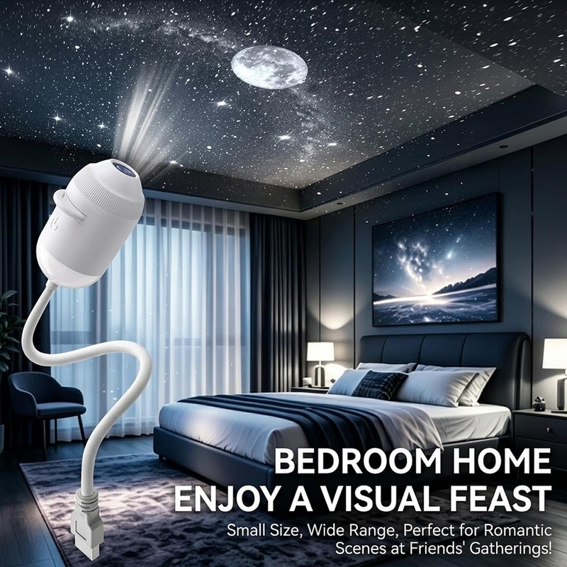 Galaxy Star Projector Night Light for Ambient Lighting – USB
