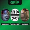 GRIP - Cinta adhesiva no reflectante de alta calidad, resistente,