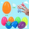 Lumiparty 18pcs Easter Eggs PreFilled with Animal Finger Puppets for