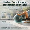 Retrospec Luna Exercise Ball with Pump - Anti-Burst Fitness Equipment