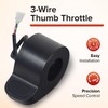 AlveyTech 3-Wire Thumb Throttle for GOTRAX Apex, Apex LE/XL/Pro, and