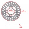 Caltric Front and Rear Brake Discs w/ Calipers Fits Yamaha