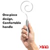 OYV Seamless Dough Whisk, 18/10 Stainless Steel Danish Dough Wisk,