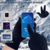 Winter Touchscreen Gloves For Men - Touchscreen Knitted Gloves Thermal