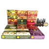 Sreevani Natural Masala Incense Cones and Holder Bundle, 120 Cones