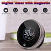 wakouter Digital Kitchen Timer, Magnetic Countdown Countup Timer, with LED