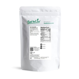 Food to Live Dry Roasted Macadamia Nuts, 8 Ounces – Oven Roasted, Unsalted, Non-GMO Verified, No Oil Added, Great Vegan Snack, Keto, Kosher, Bulk. High in Protein and Healthy Fats. Great for Baking