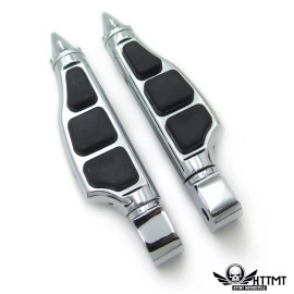 HONGK Stiletto spike Footpeg Rear For Yamaha Road Star Warrior 2002-2009 Front