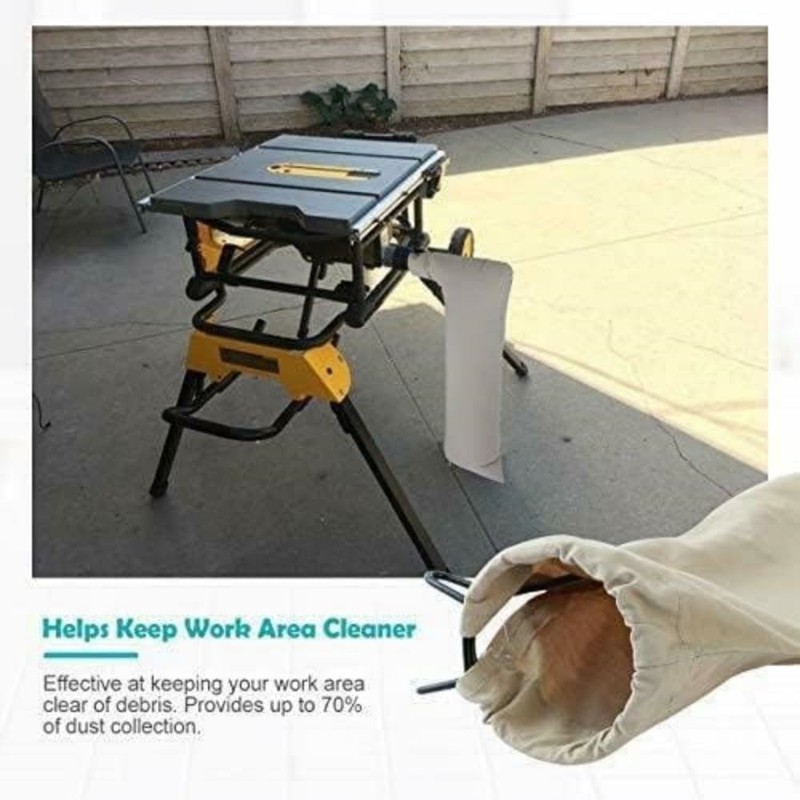 Table Saw Dust Collector Bag (10" Tablesaws with 2.5" Dust