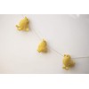 DeKulture Handmade Premium Wool Felt Easter Chicks Garland Eco Friendly