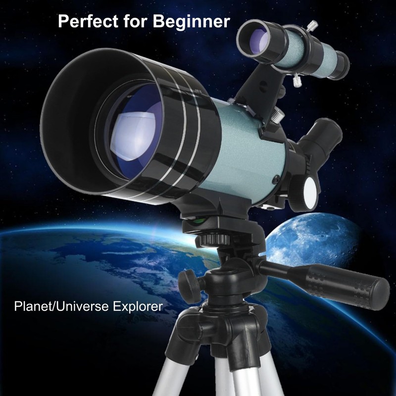 Telescope, 70mm Aperture - Astronomical Portable Refracting Telescope for Kids