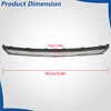 WFLNHB Front Bumper Cover Lower Trim Molding Chrome Replacement for