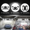 4 Pack LED Garage Light, 150W 15000LM 6500K LED Shop