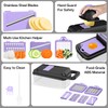 HomeHacks Vegetable Chopper Vegetable Cutter, 12 in 1 Kitchen Gadget,