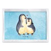 Mr. & Mrs. Panda Hugging Penguin Shake Frame - Gift,