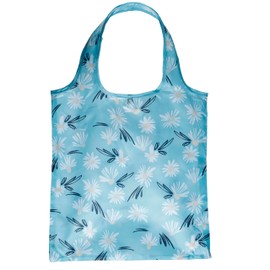 Puckator Foldable Reusable Shopping Bag Pick of the Bunch Daisy Lane and Buttercup Design - Folding Shopping Bags - Foldable Tote Bag - Foldaway Shopping Bags Fold Up Bag in Pouch Family Beach Bag