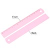 sourcing map Straight Ruler 15cm Metric Aluminum Alloy Ruler Wave
