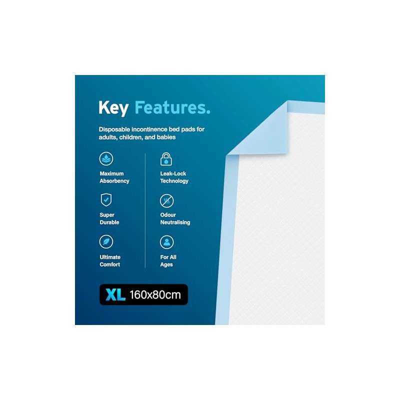 15 x AYDMED Incontinence Bed Pads 160 x 80cm |