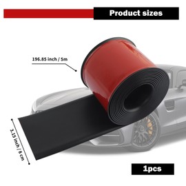 Universal Side Skirts for Cars,16.4 ft*3.15 in Self-Adhesive Car Bumper Guard for Protecting The Car Body,Automotive Accessories Cars Bumper Protector Edge Guard for Side Skirt