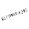 sourcing map Compression Tube Fitting 3/8" Tube OD x 3/8"