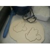 AJT SIDE FACING MINNIE MOUSE FACE OUTLINE CARTOON COOKIE CUTTER