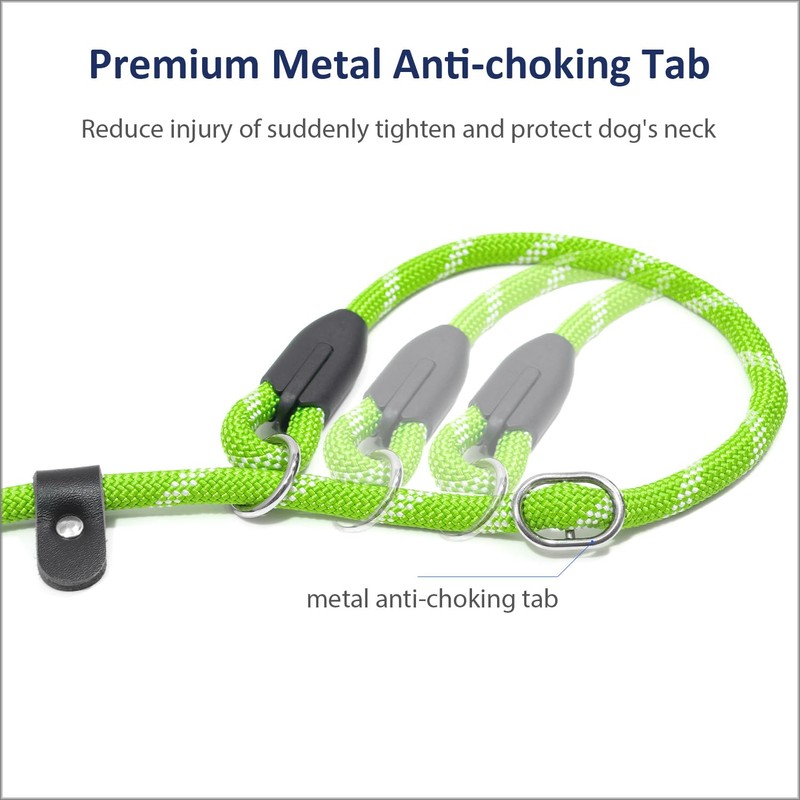 WePet Dog Training Slip Leash, No Pull, Durable Reflective Lead,