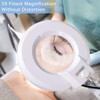 Magnifying Floor lamp with 5 Wheels Rolling Base for Estheticians