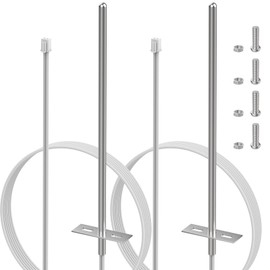 MARRTEUM 2 Pcs RTD Temperature Probe Sensor, Internal RTD Temperature Sensor Probe Replacement Parts for Camp-Chef Wood Pellet Grills and Smokers Replace for Part PG24-44