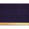 SLP Fabrics Liverpool Fabric-Black Eggplant Double Size Houndstooth-LV