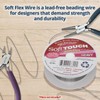 Soft Touch 49 strand Beading Wire .024 Inch 30 Ft