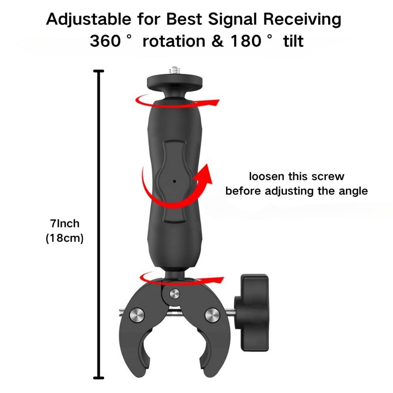 Starlink Mini Tripod Adapter – Compatible with Tripod, RAM Ball
