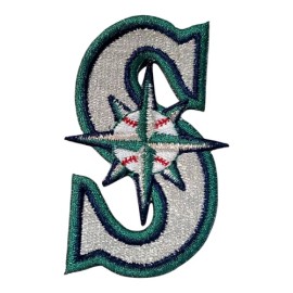 Seattle Mariners vintage Iron On Patch 3"x 1.75"