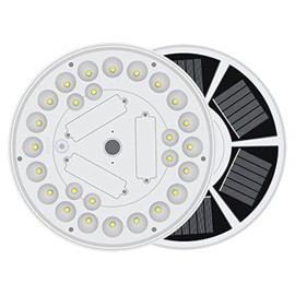 LumeGen LED Solar Flagpole Top Light I Illuminate Your Flag All Night and Beyond I Versatile Solar-Powered Lighting I Embrace The Beauty of Sustainable Illumination Flagtop Pole Light