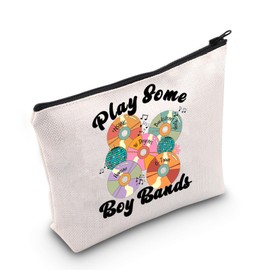 Music Band Cassette Gift Play Some Boy Bands Cosmetic Bag Concert Gift for Fan (Play Some CA Bag)