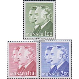 Monaco 1543-1545 (complete.issue.) fine used/cancelled 1982 clear brands: Prince Rainier III. (Stamps for collectors)