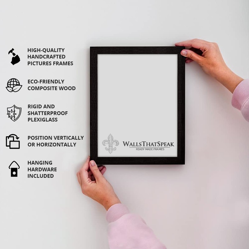 wallsthatspeak 15x20 Stainless Picture Frame for Puzzles Posters Photos or