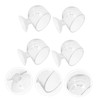 Mipcase 4pcs Acrylic Fish Feeding Cups Durable Shrimp Feeder Food