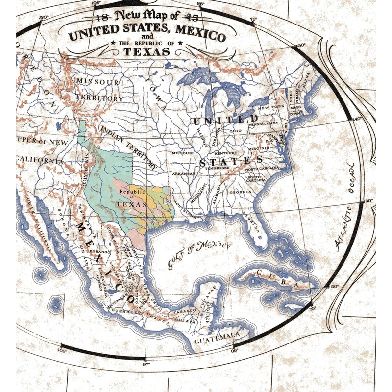 Republic of Texas 1845 by John Davis