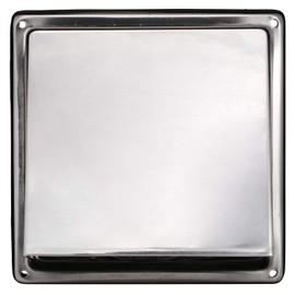 First4Spares 6" Stainless Steel Cowl External Extractor Wall Vent Outlet With Cushioned Non Return Flap