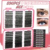 DNSGOOR DIY Lash Extension Kit 590Pcs 9-18mm D Curl Lashes
