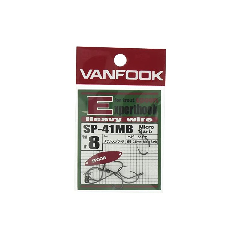 Vanfook Fishing Hooks SP-41MB Expert Hook #8