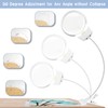 Kulannder LED Magnifying Lamp for Diamond Painting Tools, 4X &